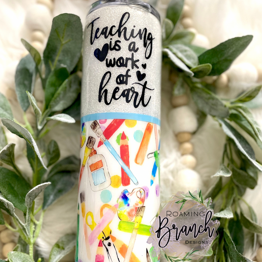 30oz Teaching Heart Tumbler